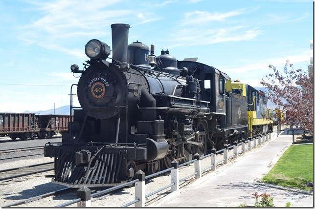 No. 40 was built in 1910 by Baldwin Locomotive Works for use on Nevada Northern passenger trains. It is still used occasionally.