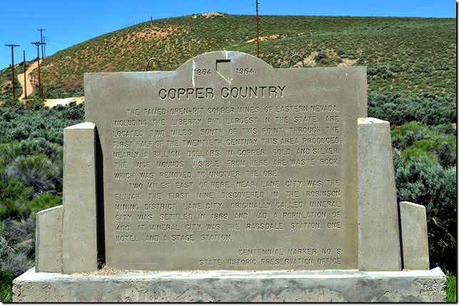 Copper Country monument.