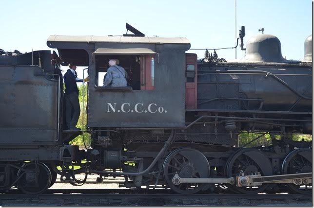 N C C Co engine cab.