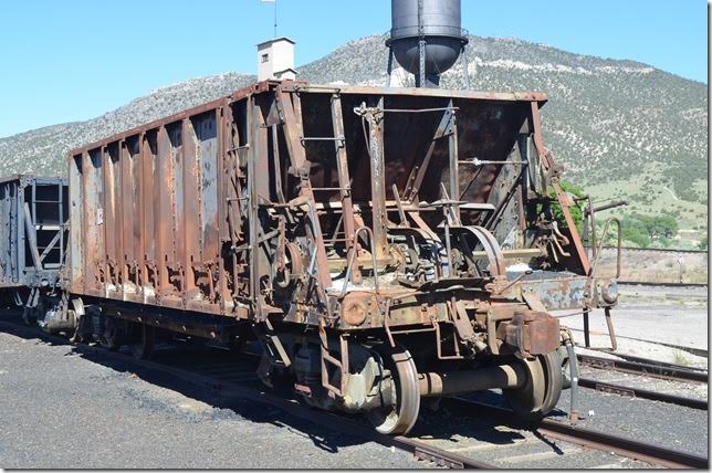 NN ore car 1228 is a Koppel car with Simplex trucks patented 11-23-2011. Ely NV. 