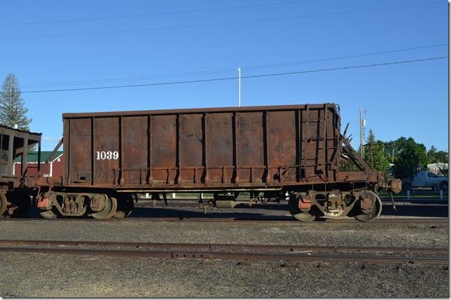 NCC Corp. ore car 1039. Trucks were forged 11-1937.