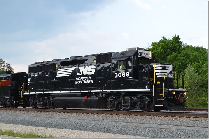 NS GP40-2 3068 came from Conrail.