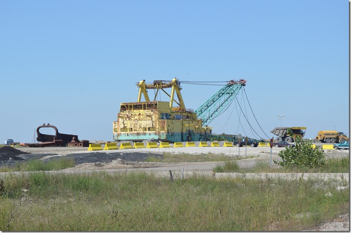 This giant dragline was used at Peabody’s closed Hawthorn Mine. 