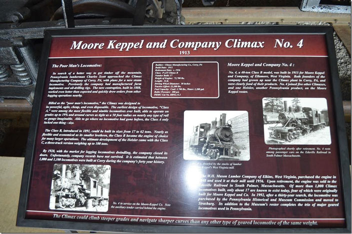 Moore Keppel 4 display board.