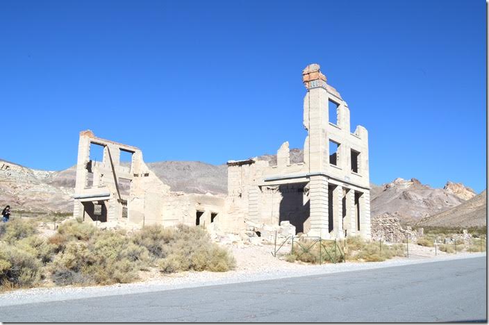 Ruins of the Cook Bank building. Rhyolite NV.