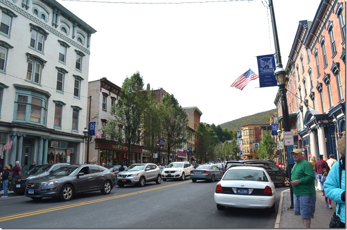 Busy Broadway St. was the center of a coal age empire. Jim Thorpe PA.