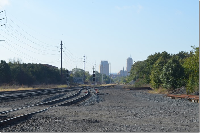 NS Oley Tower in the distance looking south toward downtown Reading PA.
