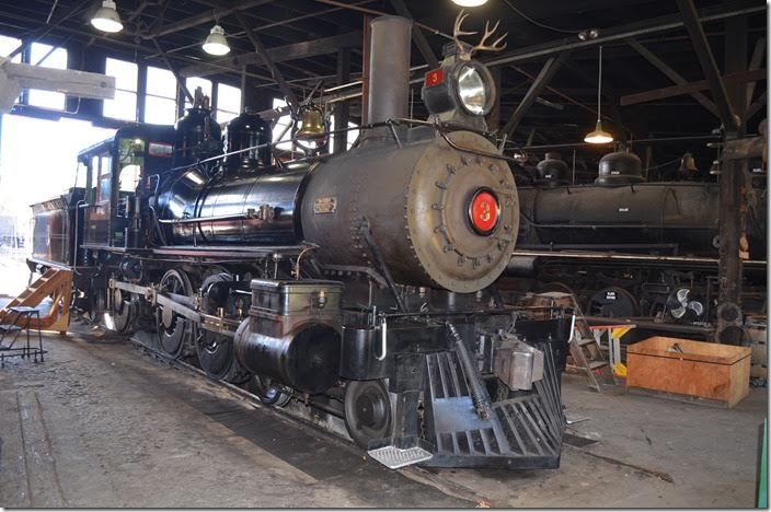 The “star” is 4-6-0 3. No. 3 has been used in numerous movies and television shows. Her most famous role was as the “Hooterville Cannonball” in the TV comedy Petticoat Junction in the ‘60s.
