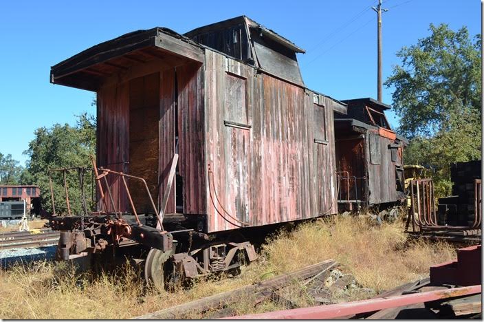Two old cabs that I think came from Pickering Lumber Co. (I found a picture of a very similar cab in Lucius Beebe’s Highball, A Pageant of Trains.) Pickering operated in Tuolumne County and connected with the Sierra.