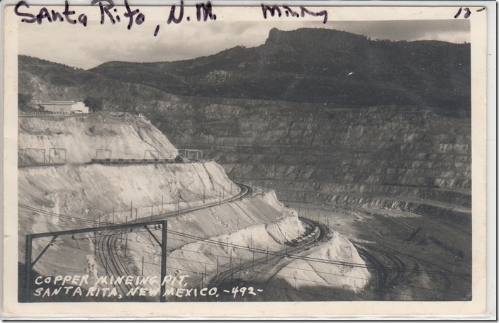 KCC Santa Rita. Copper pit 1940s.