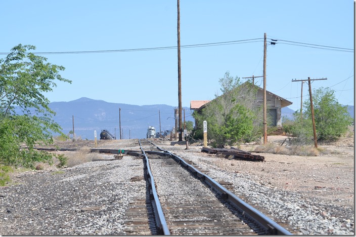 Looking north (westward) toward Hurley depot. 05-01-2019. Southwestern RR depot. Hurley NM.