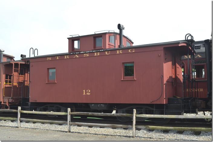 Strasburg cab 12 was built by the Baltimore Car & Foundry in 1925 for the Detroit, Toledo & Ironton as their no. 95. SRR acquired it in 1964. Strasburg.
