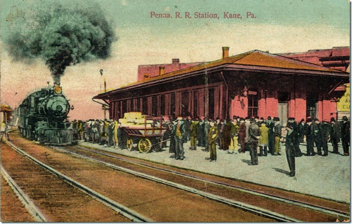 PRR depot. Kane PA. 1907.