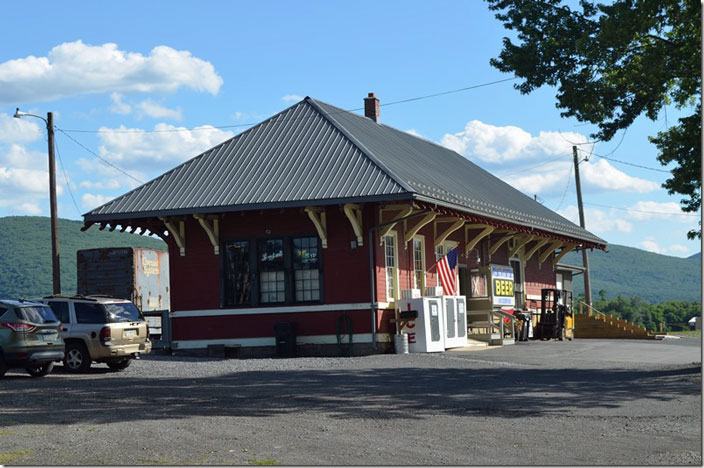 The former New York Central depot at Avis PA is now Grand Central Beer.