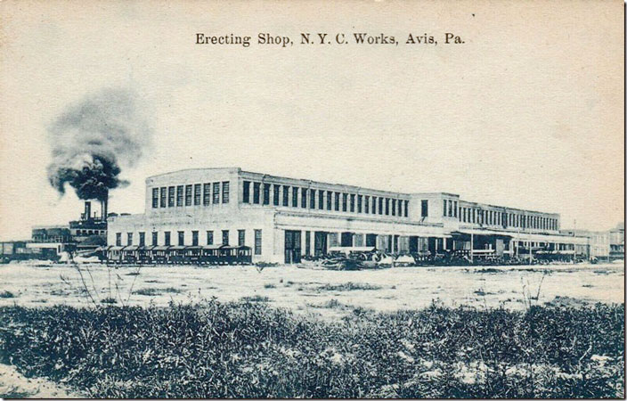 When I got home I did more research. Avis was the locomotive shop for the Pennsylvania Div. This was a pleasant discovery! NYC shop. Avis PA.