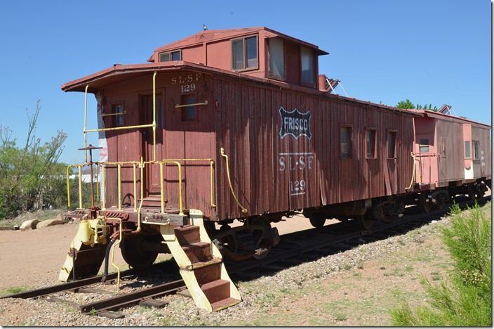 I know the Frisco didn’t get close to Tombstone, but wooden cabooses were a staple on railroads years ago. SL-SF cab 129. Tombstone AZ.