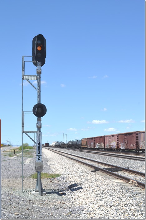 UP signal 11483 track 2 wb. Lordsburg NM.