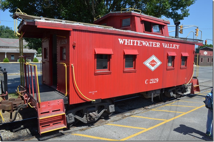 You can ride in the caboose. WVRR cab C2129 is ex-B&O. Connersville IN.