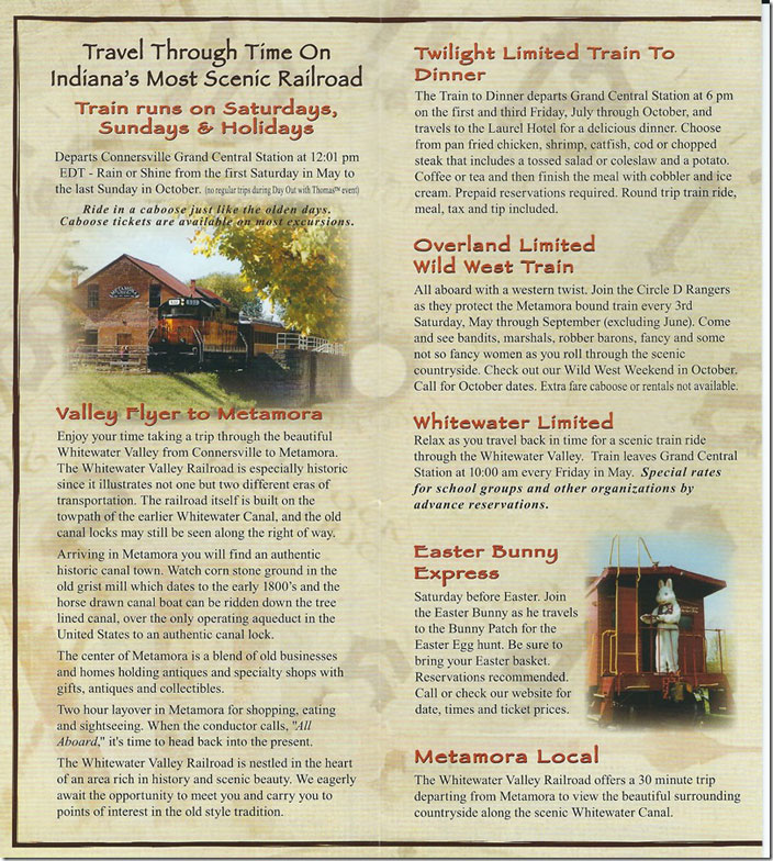 Whitewater brochure. Page 2.