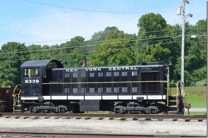 Ex-NYC 9339 is an ALCo model S-1. Connersville IN.