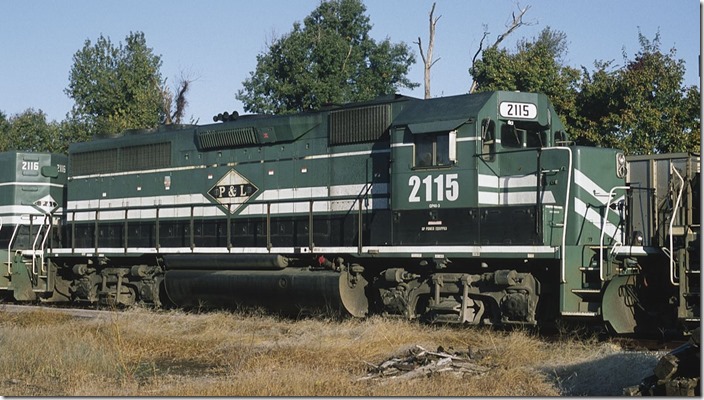 I haven’t heard any complaints about the improved “GP40-3” slug mothers. The 2115 wore the paint schemes of C&NW, CR, PC and NYC in its long life.